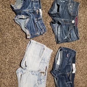Hollister and Express shorts